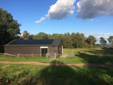 Coldharbour Pavilion Solar Panels